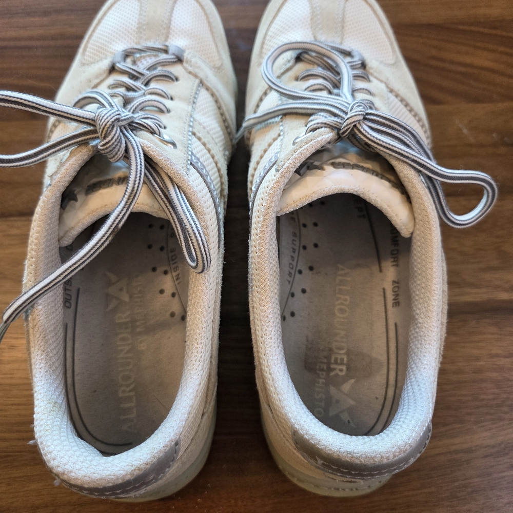 Allrounder by Mephisto Women's Walking Trail Lace Up Sneakers Mesh Suede Size 8 - Picture 11 of 15